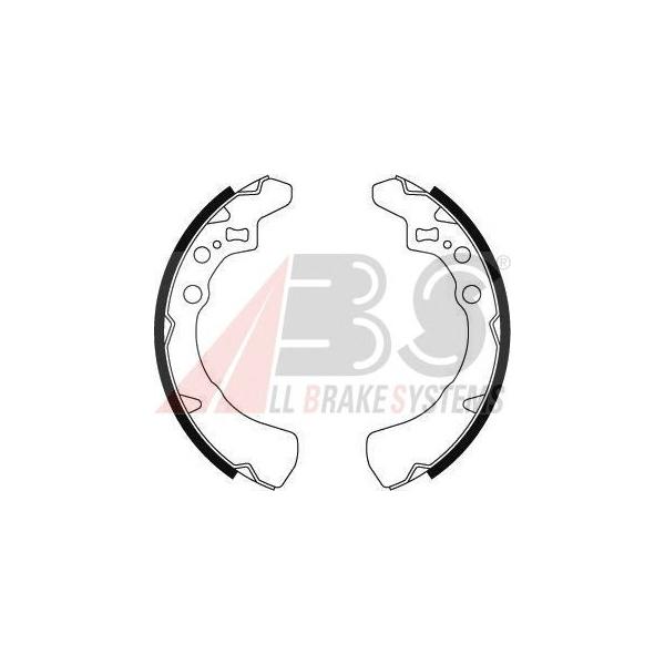 A.B.S - 8 656 (Комплект тормозных колодок)