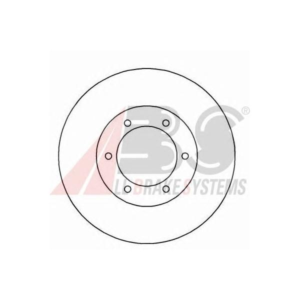 A.B.S - 1 6553 (Тормозной диск)