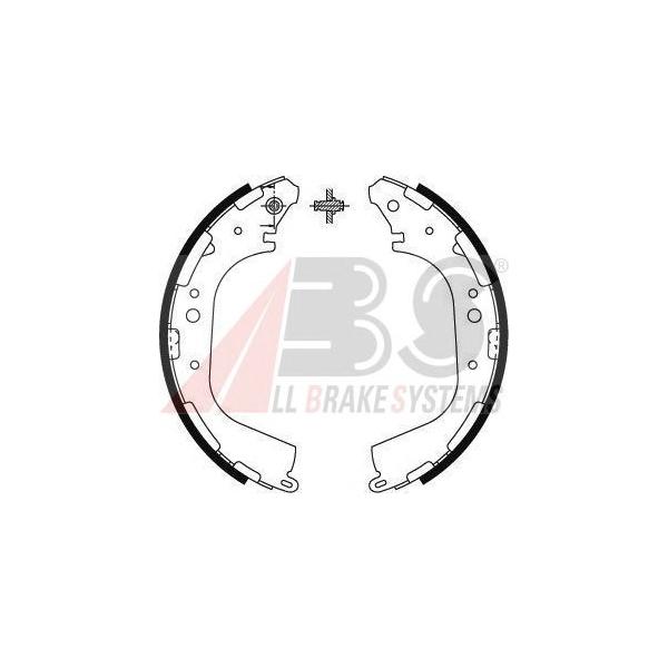 A.B.S - 8938 (Колодки барабанные 295x50)