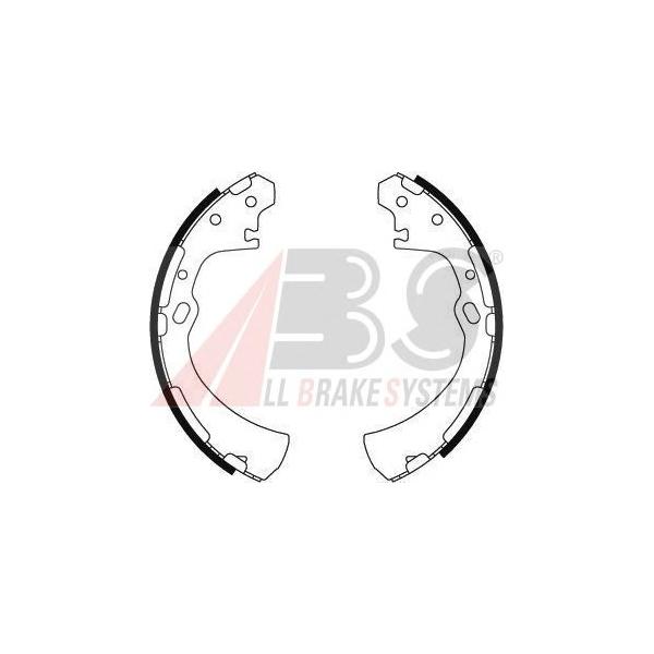 A.B.S - 8 848 (Комплект тормозных колодок)