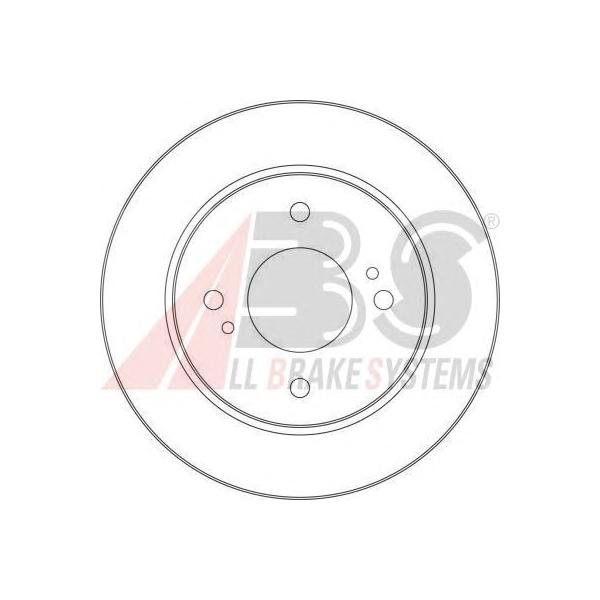 A.B.S - 1 6152 (Тормозной диск)