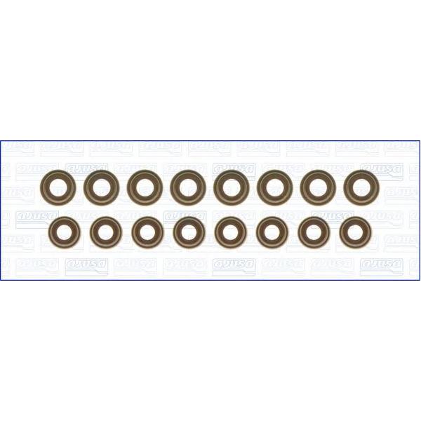 AJUSA - 57028900 (комплект м/с колпачков/ Nissan Primera 2.0 16V 90-95 6x10,7x12 (8) + 5x9,7x11,5 (8))