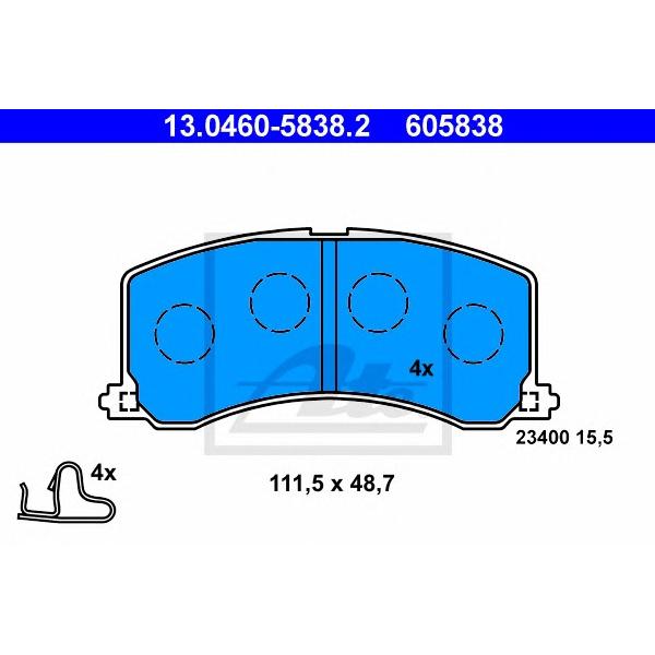 ATE - 13.0460-5838.2 (Автозапчасть)