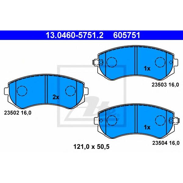 ATE - 13.0460-5751.2 (Автозапчасть)