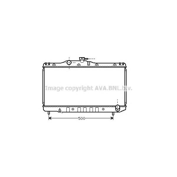 AVA - TO2099 (Радиатор TOYOTA CARINA II 2.0 87-92)