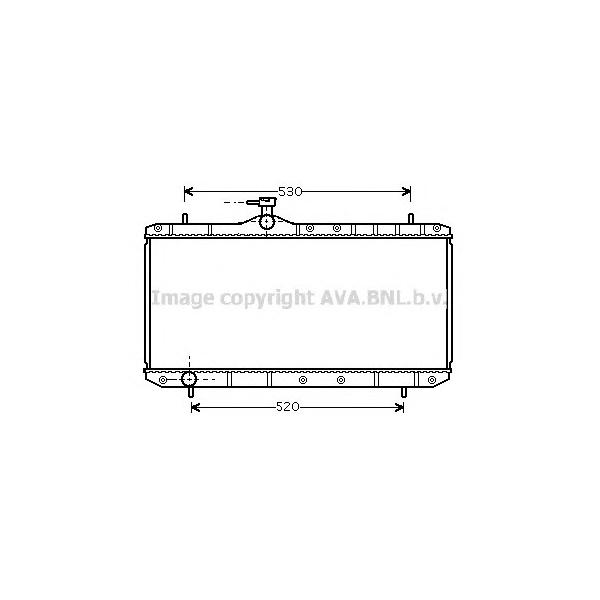 AVA - SZ2062 (радиатор/ Suzuki Liana 1.3/1.6 МКПП 01>)