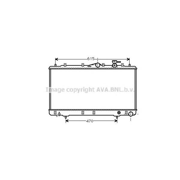 AVA - HY2026 (Радиатор HYUNDAI SONATA 2.0/3.0 91-99)