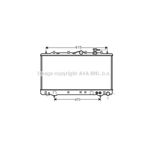 AVA - HY2056 (Радиатор HYUNDAI SONATA 2.0/3.0 93-98)
