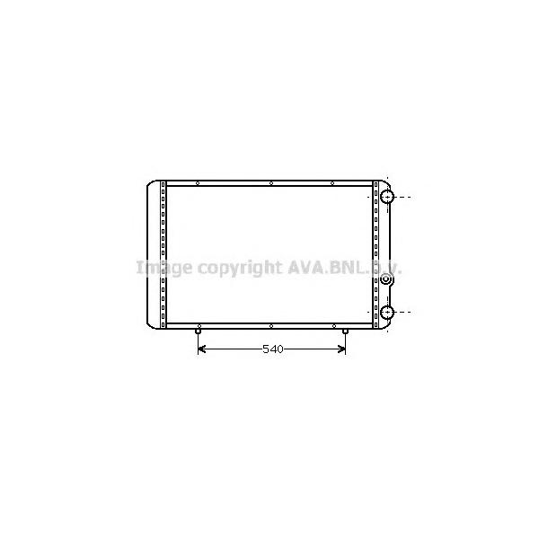AVA - RT2155 (радиатор/ Renault Trafic 2.1D-2.5D 86>)