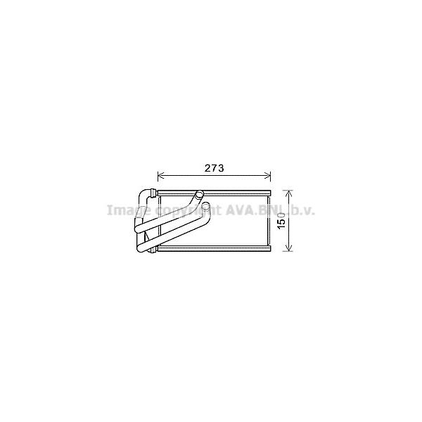 AVA - CR6140 (Chrysler Sebring  Dodge Caliber  Jeep Compass  Patriot)