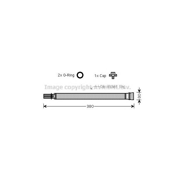 AVA - BWD313 (AVA BWD313 осушитель кондиционера!-BMW E87-E90 1.6i 03-12)