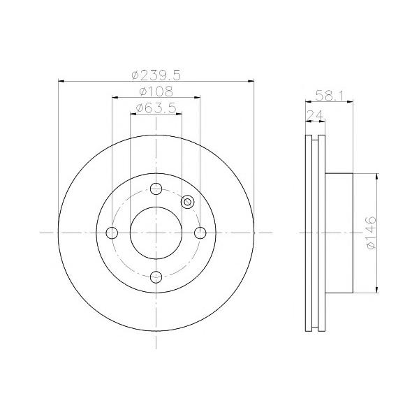 BEHR-HELLA - 8DD355100531 (Диск тормозной(min2))