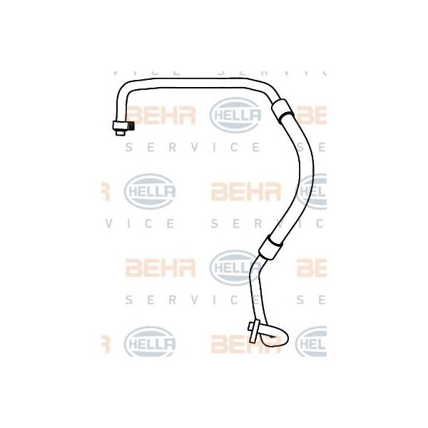 BEHR-HELLA - 9GS 351 337-451 (Трубка кондиционера FORD FOCUS II /C-MAX)