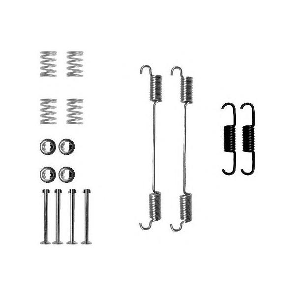 BEHR-HELLA - 8DZ 355 200-601 (ремк-т торм.колодок зад./ Fiat Doblo 1.2/1.6 16V/1.9D/1.9JTD 01>)