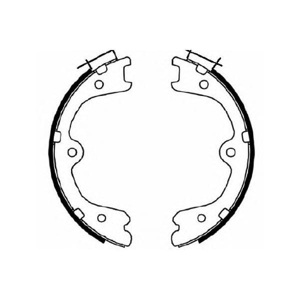 BEHR-HELLA - 8DA355050851 (Колодки ст.торм.NISSAN MURANO 05-/INFINITI FX35/45 03-)