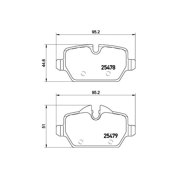 BEHR-HELLA - 8DB355020111 (Колодки тормозные BMW E81/E87/E90 1.6-2.0 04- задние)