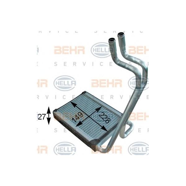 BEHR-HELLA - 8FH351315721 (Радиатор отопителя)