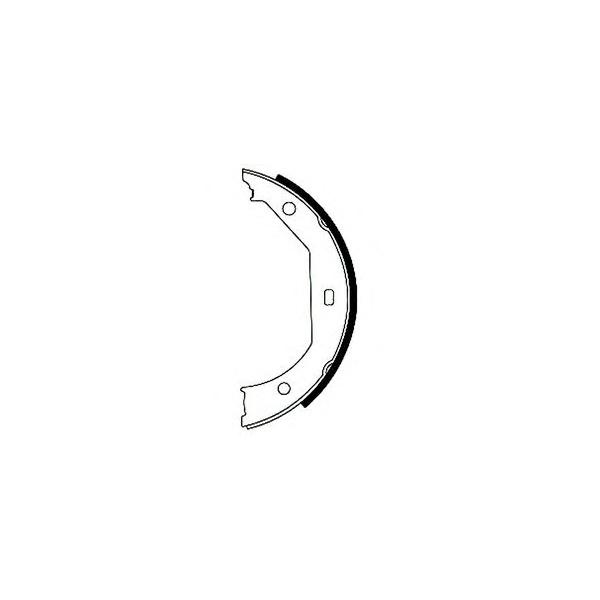 BEHR-HELLA - 8DA355050381 (8DA355050381 колодки барабанные!/ BMW E39 All 95>)
