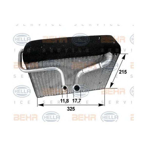 BEHR-HELLA - 8FV351211-051 (испаритель конд./ Chrysler Voyager 95-01)