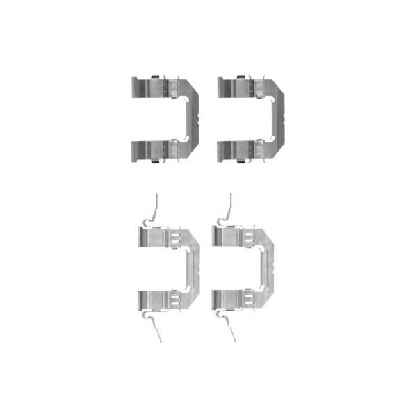 BEHR-HELLA - 8DZ355203741 (Ремкомплект тормозных колодок)