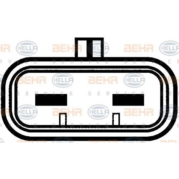 BEHR-HELLA - 8EW 009 158-701 (мотор вент.охл./ Opel Astra/Corsa/Vectra 1.2-1.8 88-99)