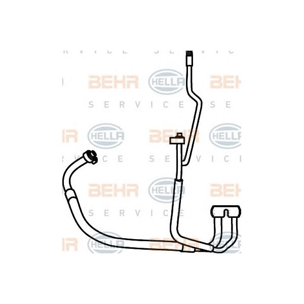 BEHR-HELLA - 9GS 351 337-221 (Трубка кондиционера FORD TRANSIT CONNECT)
