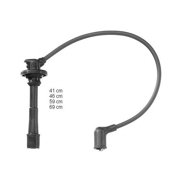 BERU - ZEF920 (Комплект проводов зажигания)