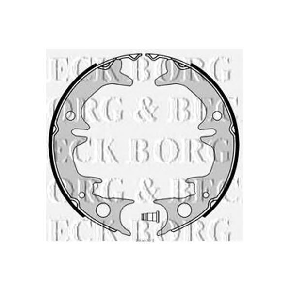 BORG & BECK - BBS6384 (Комлект+тормозных+накладок)