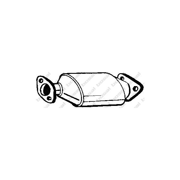 BOSAL - 099-297 (катализатор глушителя/ Honda Civic 1.3i-1.5i 16V 92-01)