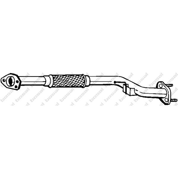 BOSAL - 803-015 (гофра глушителя/ Nissan Almera 2.2TD 00-03)