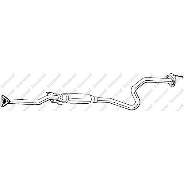 BOSAL - 286-003 (Глуш.ср часть ROVER 216 1.6 89->96)