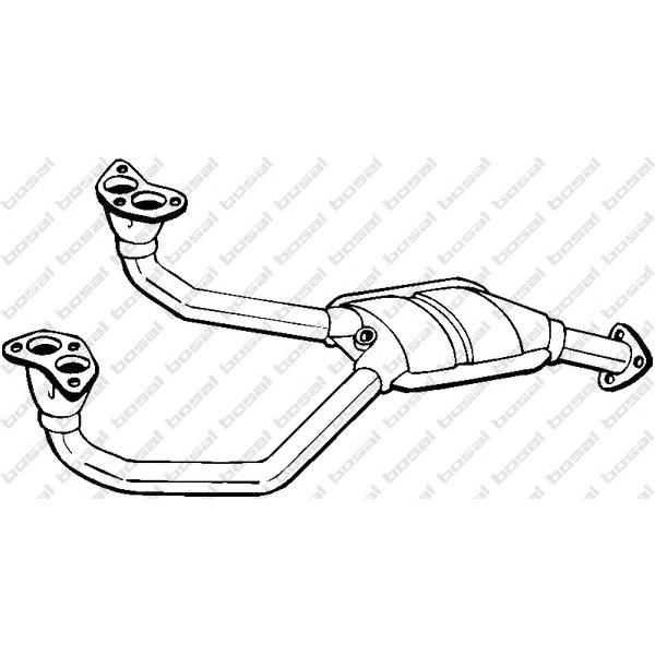 BOSAL - 099-770 (катализатор глушителя/ Subaru Legacy 1.8i-2.2i 89-93)