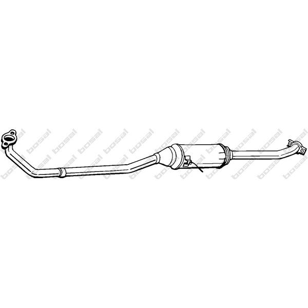 BOSAL - 281-485 (глушитель средняя часть/ Daewoo Tico 0.8 93Ю)