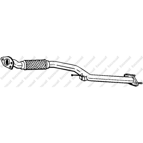BOSAL - 840-117 (труба глушителя приемная/ Nissan Primera 2.2TD/2.2DCi 02>)