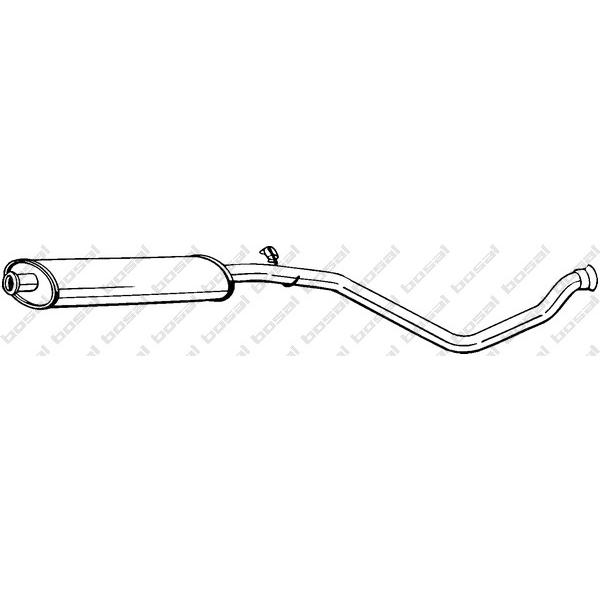 BOSAL - 282-693 (Глушитель ср часть PEUGEOT 306 2.0 94->)