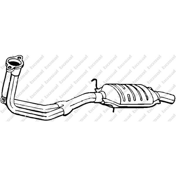 BOSAL - 099-290 (катализатор глушителя/ Ford Fiesta 1.8i 16V 92-95)