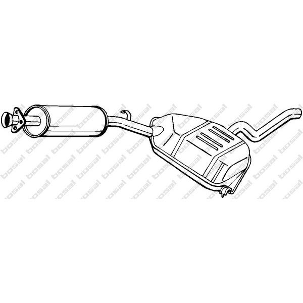 BOSAL - 282-155 (Глуш задн часть ALFA ROMEO 155 92-96)