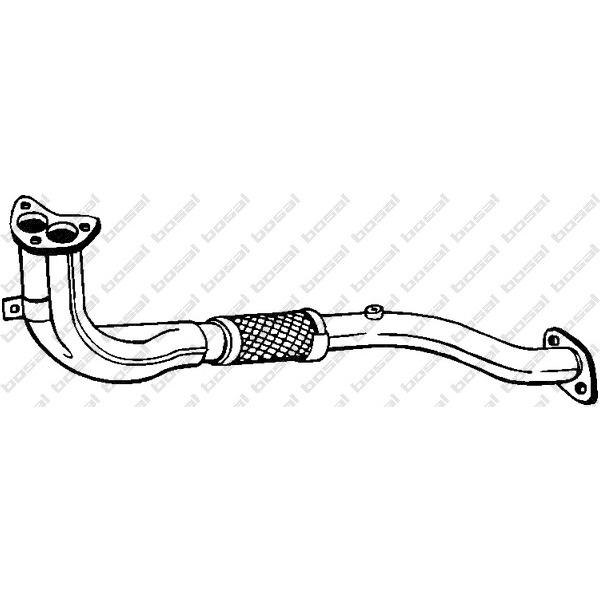 BOSAL - 823-369 (труба глушителя приемная/ Hyundai Accent 1.3i/1.5i 94-99)