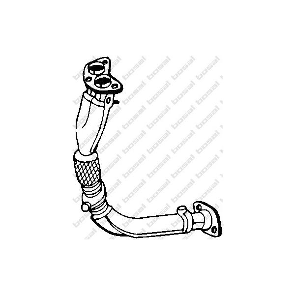BOSAL - 736-011 (Приемная труба Toyota Carina E 2.0i -16V 92-95 T:S)