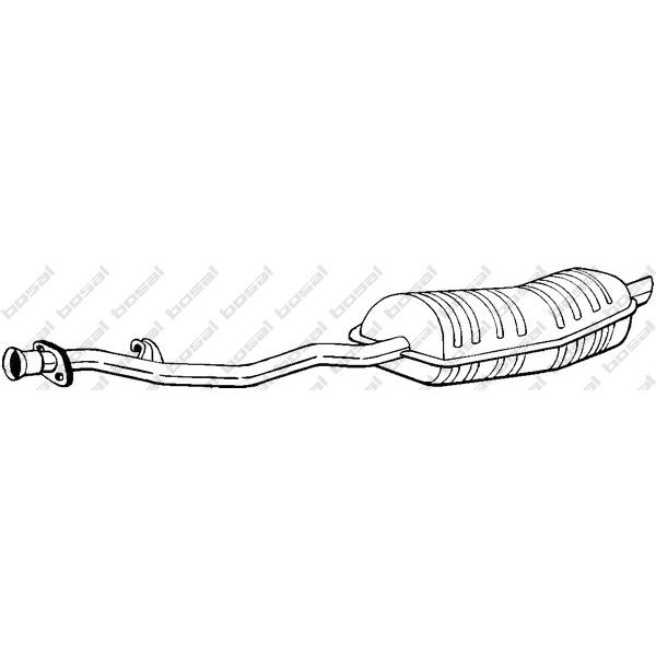 BOSAL - 282243 (Глушитель зад часть BMW E36 1,8)