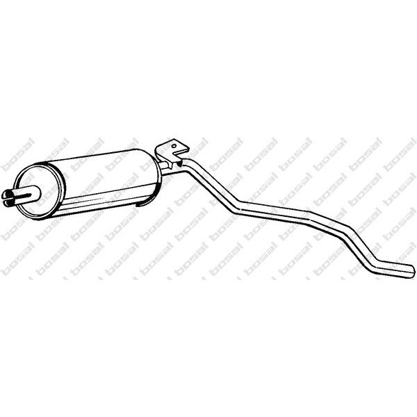 BOSAL - 284-741 (Глушит.ср часть NISSAN PATROL 82->89)