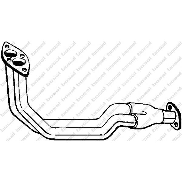 BOSAL - 784-967 (труба глушителя приемная/ Fiat Uno 1.3D 83-94)