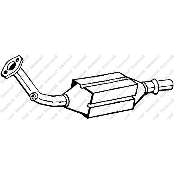 BOSAL - 099-621 (катализатор глушителя/ Peugeot 306 2.0i 93-97)