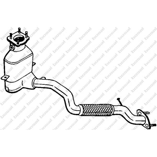 BOSAL - 099-348 (катализатор глушителя/ Ford Mondeo 1.6i-1.8i 16V 96-98)