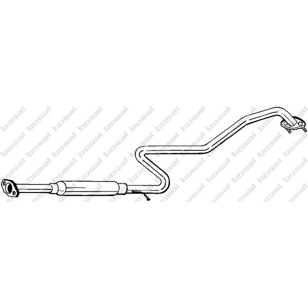 BOSAL - 286-125 (Глуш средн часть NISSAN PRIMERA 1,6 96-99)