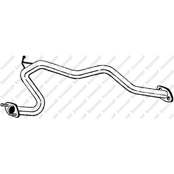 BOSAL - 887-389 (Соед.труба между ср и зад частями MAZDA 626)