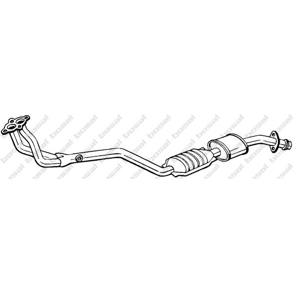 BOSAL - 099-086 (катализатор глушителя/ BMW E36 1.6/1.8i 90-00)