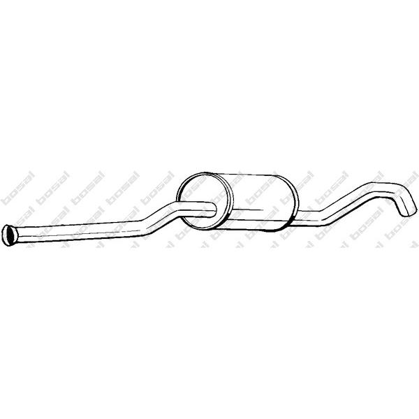 BOSAL - 278-193 (Глуш.ср часть VOLVO 960/S90/V90 90->)