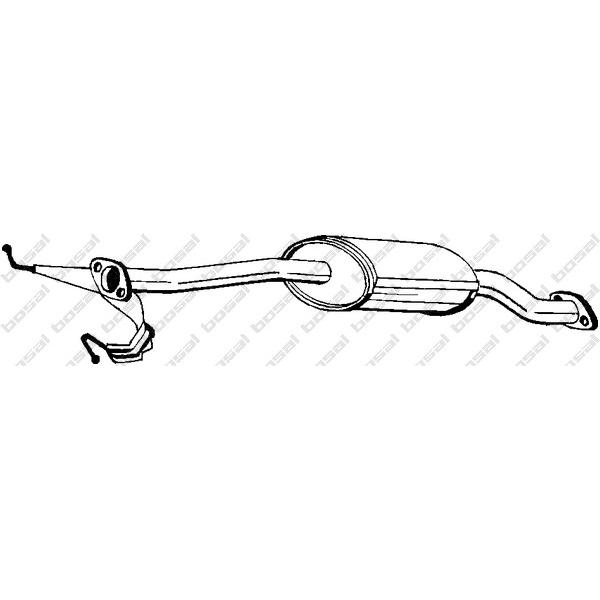 BOSAL - 171-569 (Глуш.ср часть MAZDA 626 87->91)