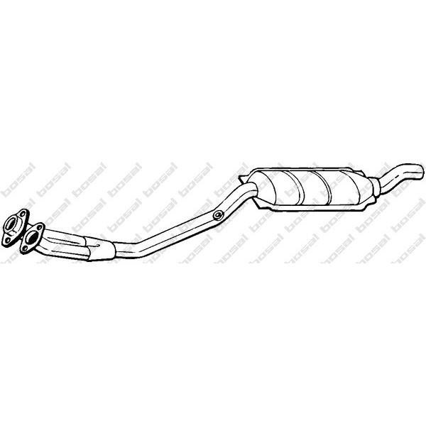 BOSAL - 099-376 (катализатор глушителя л./ BMW E38 3.0i 94-96 /E39 3.5i 96-98)